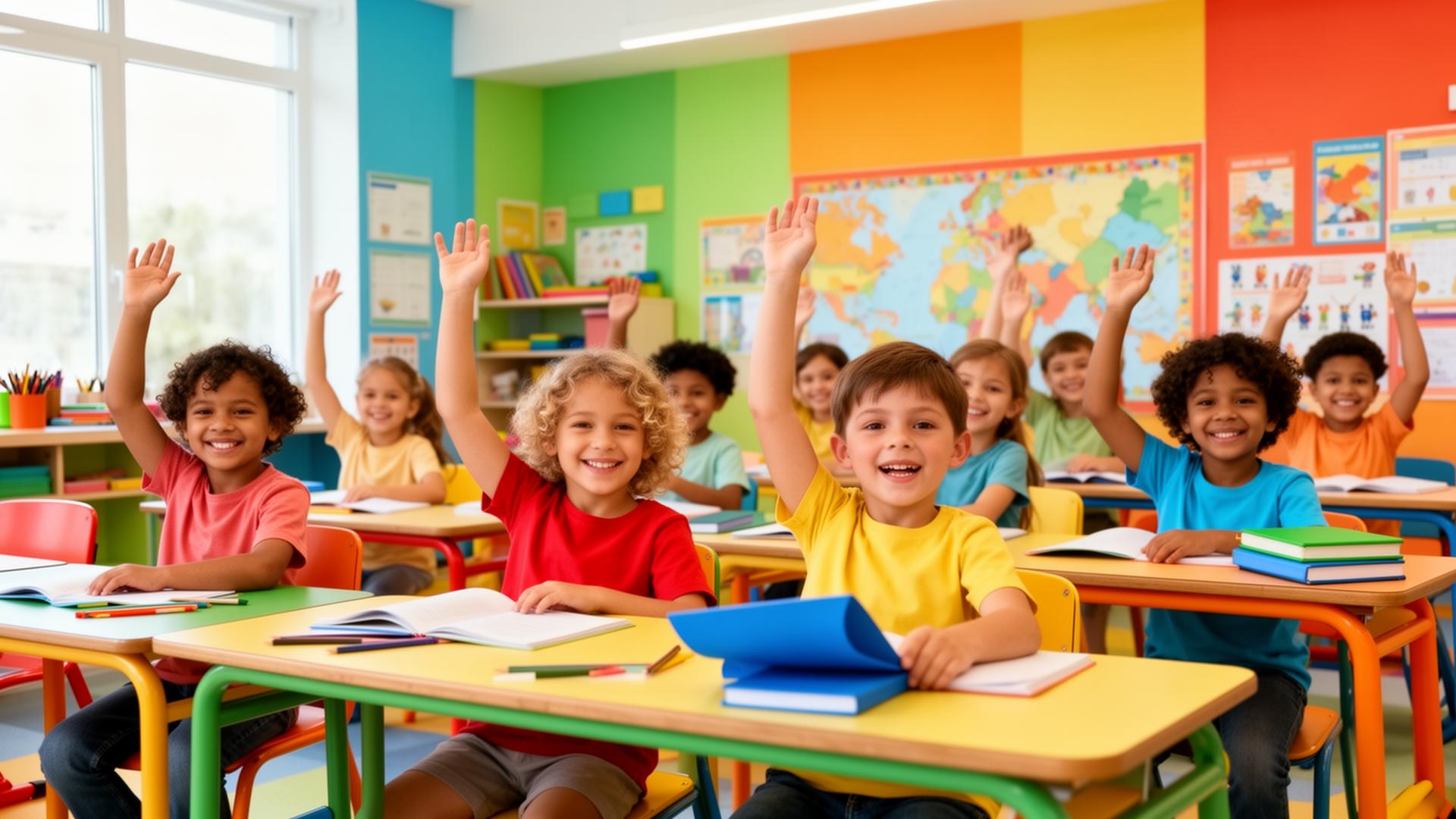 Chaque jour à l'école élève vos enfants